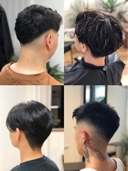 アランドゥ(ARANDU)の写真/フェードカットは大人気☆トレンドを意識した、再現性の高いスタイルが実現♪好印象な仕上がりに大満足◎