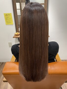 レアワンハナレ センター北美容院(lea/1 HANARE) ミルクティーアルカリ酸熱トリートメント