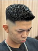 アイロンパーマ/スキンフェード/ショート/濡れパン/アップバング