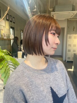 アトリエノエラ(Atelier Noella) 透明感ベージュボブ【高田】