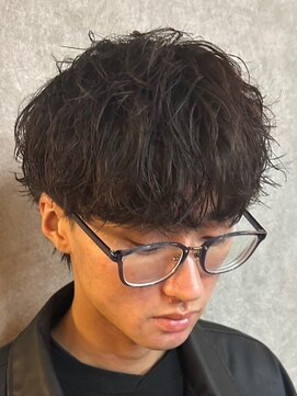 ノーエン(noen) 佐賀メンズショートシャドウパーマツイスパメンズパーマウルフ