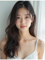 モードケイズ 調布店(MODE K's)&nbsp;韓国くびれヘア_調布ミニウルフチェリーブラウン似合わせカット