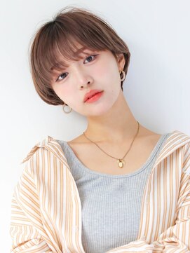 ガリカ 両国(Gallica) 耳掛けショート/似合わせカット/透明感ベージュ