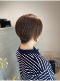 ショートレイヤー/美髪ストレート
