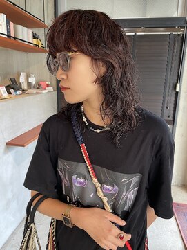 エニイ(ANY) デザインカラー/オリーブベージュ/ウエットヘア【千葉/パーマ】