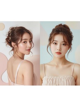 本日空きあり◎結婚式/イベントにトレンドのヘアセットで主役級の可愛さに♪アレンジ豊富◎［所沢/所沢駅］