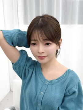 アマトウキョウスマートサロン(AMA TOKYO×Smart Salon) くびれレイヤー/顔まわりカット/レイヤーカット/小顔ヘア