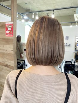 アネラ(Anela)の写真/髪質改善×骨格補正カットで乾かすだけでキマる◇360°美しいヘアスタイルをお届けします。