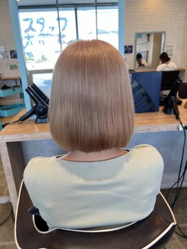 ブルーム 千葉ニュータウン(bloom) ハイトーンボブスタイル