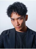 大人めアップバングショート