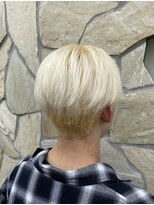 チルアウト 南塚口本店(chill out)&nbsp;抜きっぱブリーチ×ハンサムショート[20代/30代/40代/50代/60代]