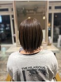 ハイライト×パツっとボブ