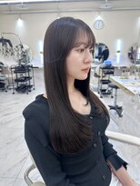 シェノン サントル(CHAINON CENTRE)&nbsp;梅田/黒髪/クラゲヘアー/オリーブグレー/小顔/ココアベージュ