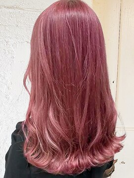 エノア 東京(ENORE) セミロング｜ピンクベージュ｜ダブルカラー