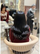 ロンドガーネット 池袋(Lond garnet)&nbsp;暗めカラー/韓国風巻き/レイヤーカット/髪質改善/縮毛矯正/池袋