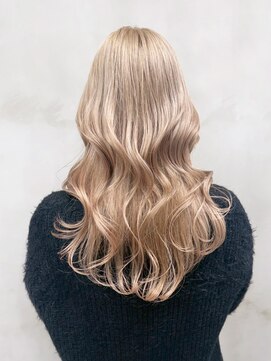 アルバム 渋谷パルコ(ALBUM) 顔周りレイヤーダブルカラーブロンド大人ガーリー_ba576381