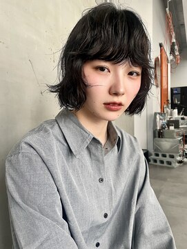 シティ 薬院(SITY.) ボブパーマ パーマ レイヤーカット