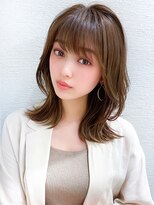 エイミーバイアフロートザガーデン 浦和店(amie by afloat the garden)&nbsp;くびれレイヤー／前髪／ミディアムレイヤー【浦和】