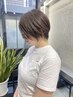 【緒方指名限定】大人ショートカット+透明感カラー+超音波トリートメント