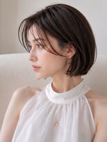 ノア(NOA)&nbsp;【NOA】韓国ボブくびれボブ透明感ショコラグレージュ髪質改善