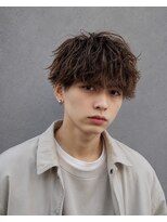メンズリュール 心斎橋(Men's Lueur.) サーフカール ツイストスパイラル ツイスパ ラウンドマッシュ