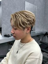 リッチブランドアンドコー 守口店(Rich Brand&Co) アップバングセンターパートツイストスパイラルバレイヤージュ