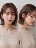 リトマス 二子玉川(litmus) ハンサムショート レイヤーボブ シースルーバング 二子玉川