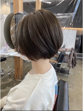 アコロン(acoron) 丸みショートボブ×モカブラウン