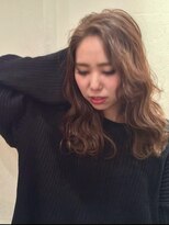 リンサロン(RIN salon)&nbsp;20代30代/大人可愛い/前髪なし/グレージュベージュ