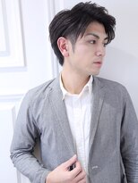 シェア 梅田 バイ ケーツー(SHARE 梅田 by k-two) ビジネスヘア刈り上げオールバック☆メンズカット/30代/40代