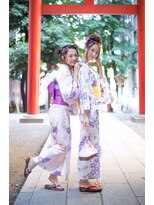 浴衣ヘア　可愛いアップ　大人キレイ