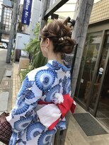 ロカット サロン(Roquat Salon) 浴衣シニヨンヘアセット 【ヘアアレンジ 立川 /立川南/八王子】