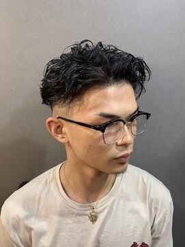 メンズ ラピス(Men's Lapis) 七三パーマ