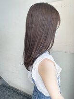 キャンバス バイ ネオリーブ 横浜西口(Canvas by neo.)&nbsp;ブリーチなし☆透明感シアーベージュ☆顔まわりレイヤー