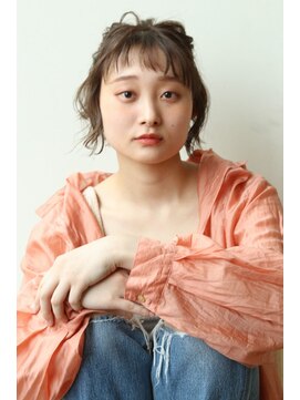 バルス(BLS) ミルクティベージュ×ハイライト×ニュアンス×ショート×ルーズ