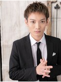 アップバング&メッシュカラーのモテサマーカットI