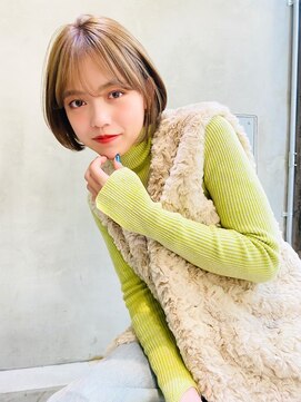 エース (ACE) ACE 横浜 マッシュボブ×ローライトカラー