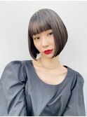 ストレートタッチなモードミニボブ【表参道 青山drop】