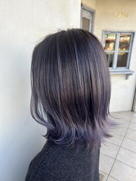 エイミーバイアフロート(amie  by afloat) 《色落ちがかわいい》ラベンダーグレージュ