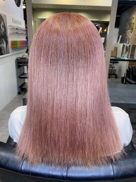 ラピス 横浜(Lapis) ピンクアッシュ髪質改善