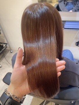 ベンジー 蔵前ii店(benji) 触りたくなる艶と柔らかな質感【オリジナルストレート】