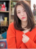 インナーカラーアシンメトリーエアストレートc5浦和20代30代40代