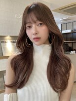 フォンズ(FONS)&nbsp;レッドブラウン＊くびれヘア似合わせカット顔まわりカット