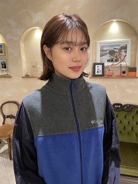 ビュートリアム265(BEAUTRIUM 265) ボブレイヤー・ベージュ・顔周りカット・銀座日比谷20代30代