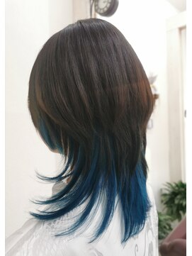 グレイス ヘア デザイニング(GRACE hair designing) ウルフ&インナーカラー