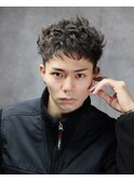 スパイキーパーマで大人お洒落ショート!