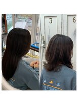 クラン ヘアーアンドスタジオ(CLAN hair & studio)&nbsp;ハイトーンエクステブリーチインナーミルクティーベージュ