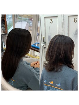 クラン ヘアーアンドスタジオ(CLAN hair & studio) ハイトーンエクステブリーチインナーミルクティーベージュ