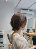 くびれショート/ショートウルフ/透明感カラー/【ブリーチ無し】