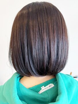 レポヘアー(Repos hair) 20代30代40代髪質改善カラーショコラブラウン内巻きボブ透明感